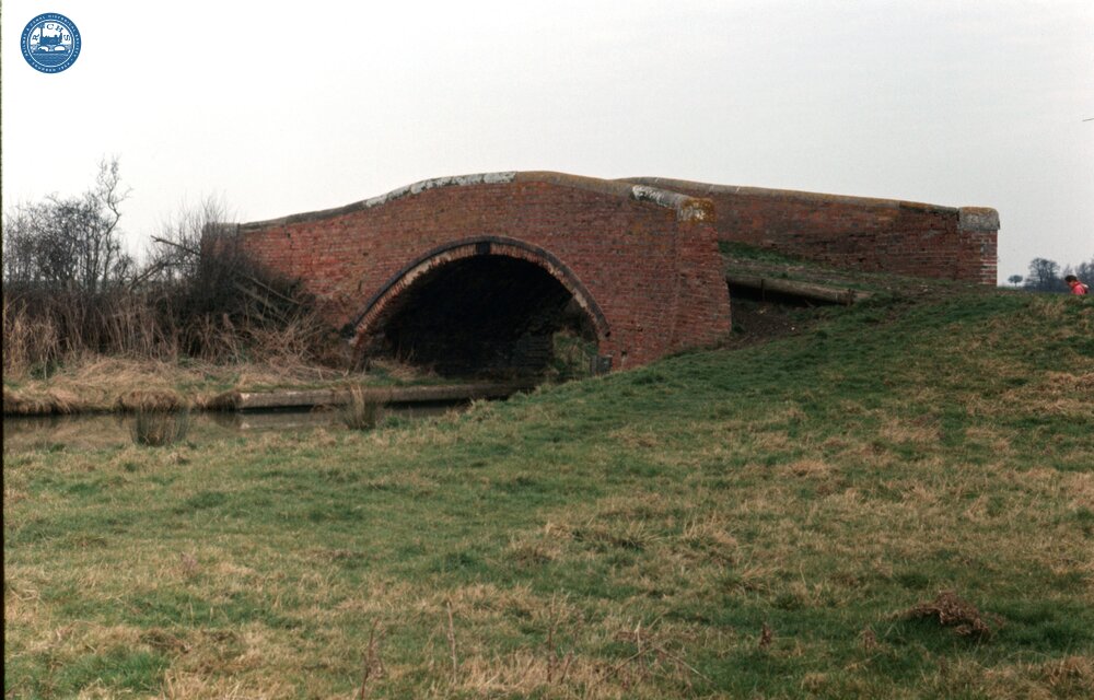 Bridge 133 near Wormleighton. February 1973