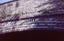 Bridge plate on Griffin's Bridge, Wormleighton, August 1994