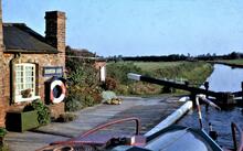 Little Bourton Lock name board. 1964