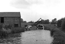 Nell Bridge Workshops and Haddons Lift Bridge. c.1960