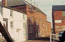 Banbury, Mill Lane, Mill by canal, February 1973