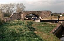 Aynho Weir Lock and Bridge 188. April 1973