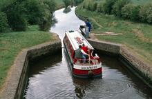 Aynho Weir Lock looking South.  May 1990
