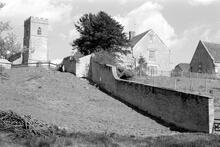 Upper Heyford from the canal. 1975