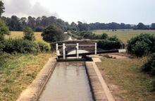 Probably Dashwood Lock.  August 1984