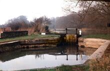 Shipton Lock. December 1972