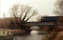 GWR Railway bridge. December 1972