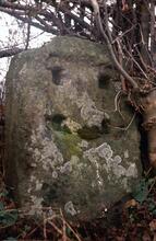 Milestone near Baker's lock. December 1972