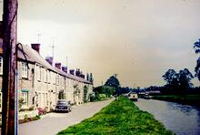 Boatmen’s houses, Thrupp.  July 1972