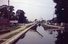 Aubrey's Lift bridge at Thrupp. 21st July 1968