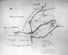 Sketch plan of St Giles’s Fields area