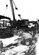  Probably construction of Oxford to Witney road, 1934