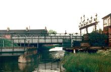 LNWR swing bridge. May 1973