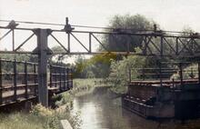 LNWR swing bridge. May 1973