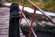 Darent Lock Paddle detail. 1975