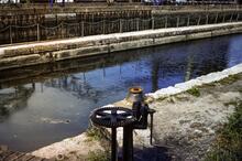 Darent Lock Gate Gear detail. 1975