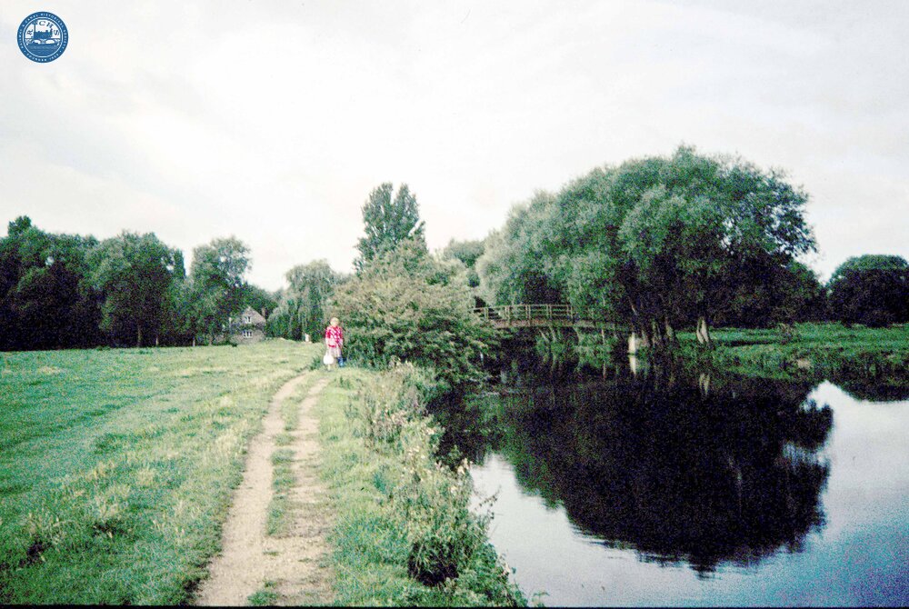 New footbridge, Inglesham. August 1992 