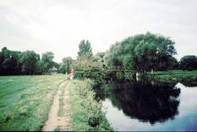 New footbridge, Inglesham. August 1992 
