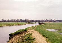 Lechlade from Inglesham. 1966