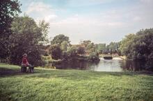 Buscot Weir. August 1992 