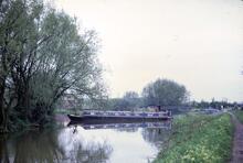 Boat turning into the Sheepwash Channel. 1972