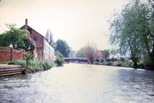 Osney Bridge from upstream. 1972