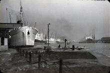 Shipping in Royal Albert Dock