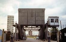 Shadwell Docks. Glamis Road Lifting Bridge from the South. Friday 23 June 1979 