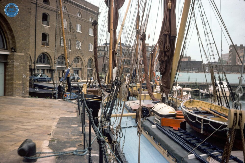 St Katherine’s Dock. 1975