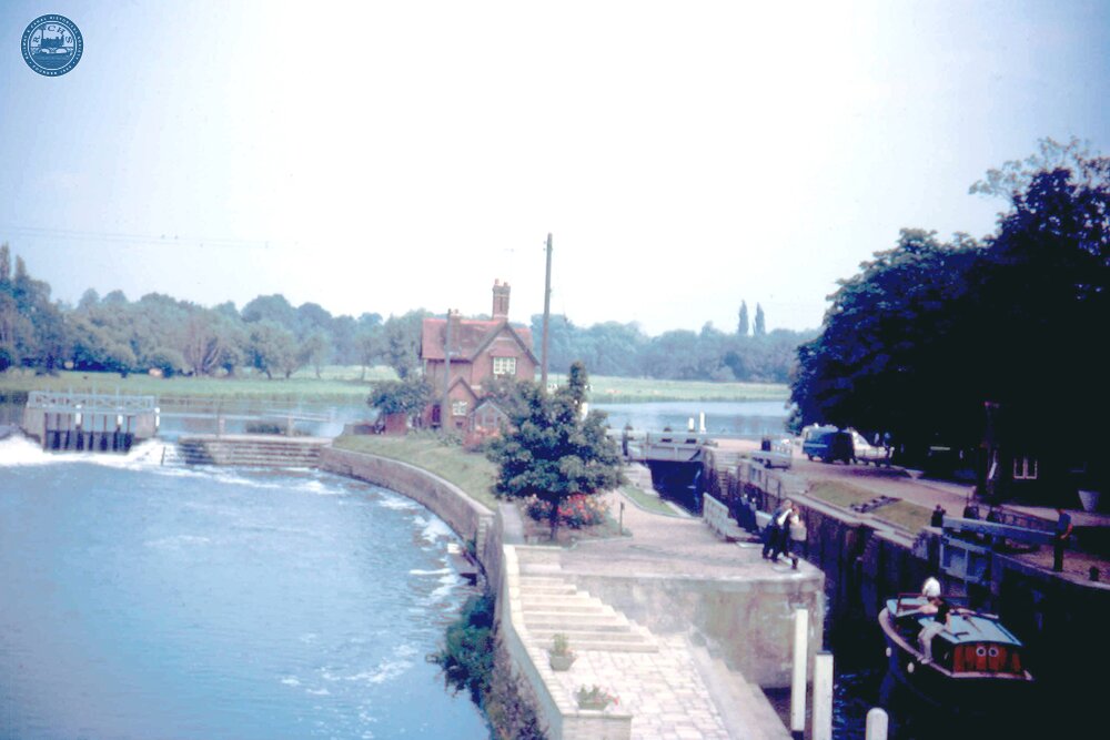 Streatley Lock. 1965
