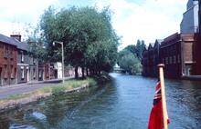 Below Osney Bridge, Oxford. May 1971