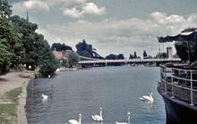 Marlow suspension bridge and Salter's steamer
