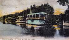 Houseboats on the River Thames