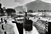  Steam fishing vessel in Banavie Locks