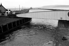 Railway swing bridge and Clachnaharry Sea Lock