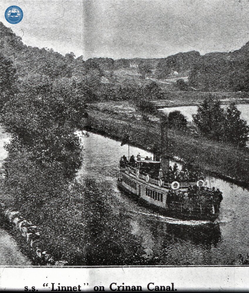 “Linnet” on Crinan Canal. 1919-1920