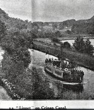 “Linnet” on Crinan Canal. 1919-1920