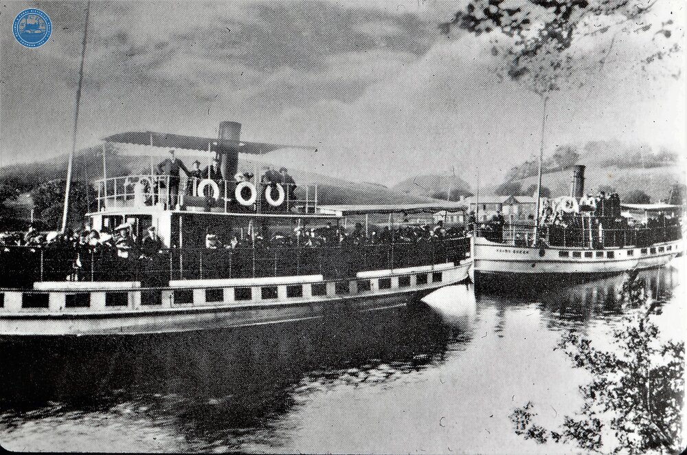Forth & Clyde Canal “May Queen” 1903  and “Fairy Queen II” (1897) owned by Jas Aitken & Co of  Kirkintilloch