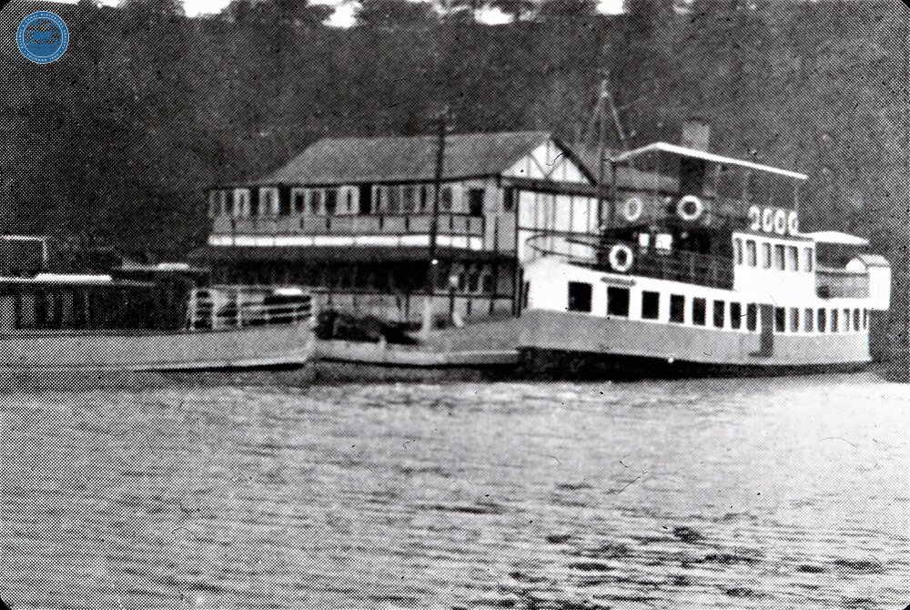 Forth & Clyde Canal , MV Fairy Queen and SS Gipsy Queen at Craigmarloch