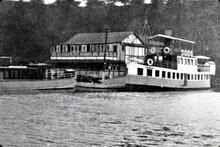 Forth & Clyde Canal , MV Fairy Queen and SS Gipsy Queen at Craigmarloch