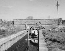 'Water Erica' entering Audlem Lock 3  (1966)