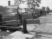 'Apollo' leaving Audlem Lock 4  (1955)