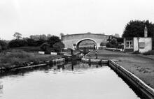 Birmingham & Liverpool Jcn Canal. Autherley Junction. Bridge No 1, Stop Lock and Toll House