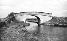 Barnhurst Bridge (2), ¼ mile north-west of Autherley Junction.  5 May 1975