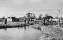 Stretton Aqueduct from the south (1967)  
