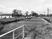 Looking north from Stretton Aqueduct (1973)  