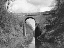 Hollings Bridge (58), Woodseaves Cutting  (1986)