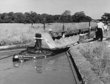 'Kidsgrove' leaving Hack Green Bottom Lock  (1959)