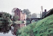 Gnosall Bridge (35) and Coton Mill. 9/1960 