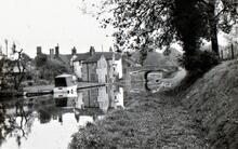 Gnosall: Bridge 34 and the Boat Inn. 9/1960 